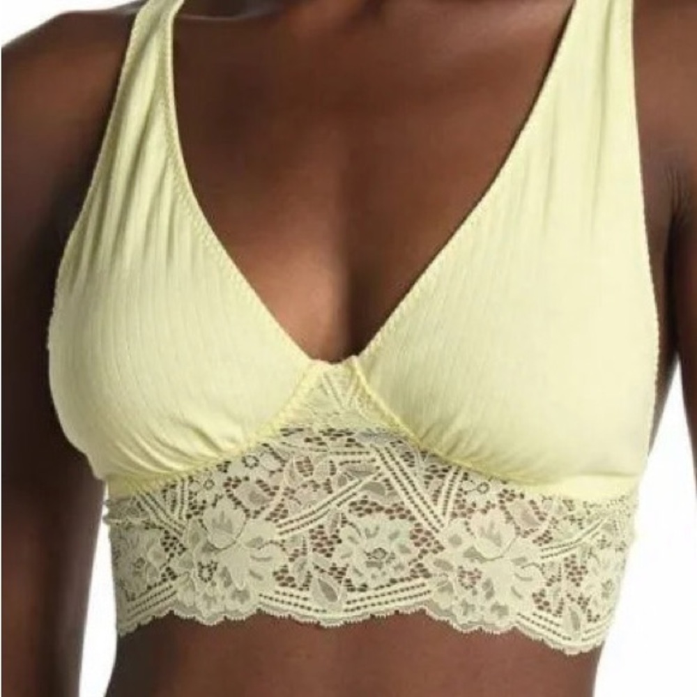 Free people Yellow Bralette size Small - Picture 2 of 2